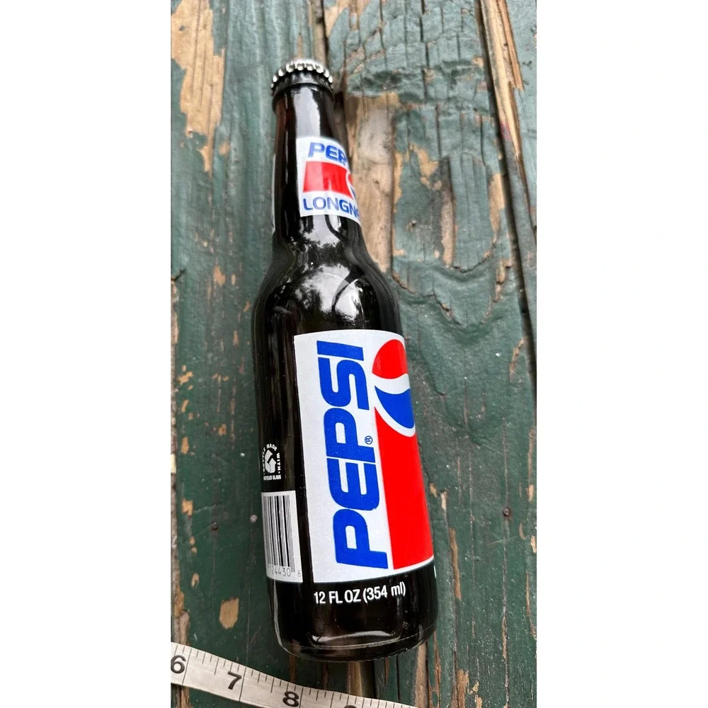 Vintage Pepsi Longneck 12oz Glass Bottle Richard Petty First Victory 1960 Sealed